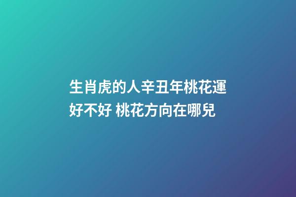 生肖虎的人辛丑年桃花運好不好 桃花方向在哪兒